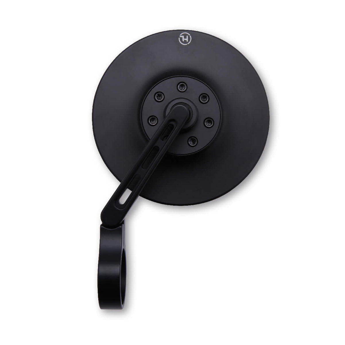 Lenkerendenspiegel HIGHSIDER CONERO 2 Black Edition kurz, schwarz, Aufnahme Ø 30 x B 12 mm