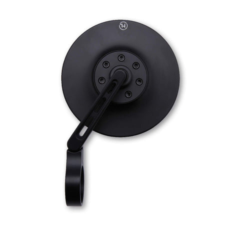 Lenkerendenspiegel HIGHSIDER CONERO 2 Black Edition kurz, schwarz, Aufnahme Ø 30 x B 12 mm