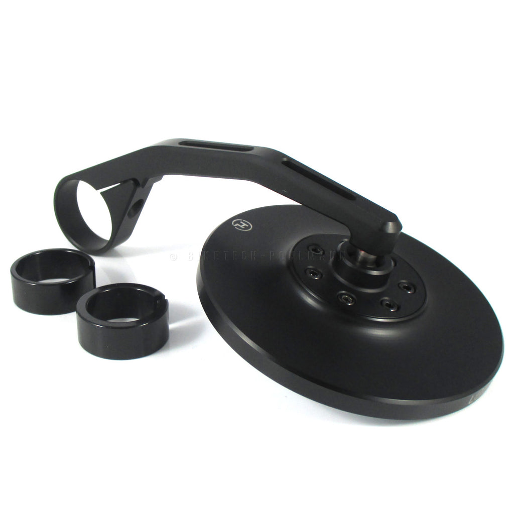 Lenkerendenspiegel CONERO 2 Black Edition, Aufnahme Ø 30 x B 12 mm