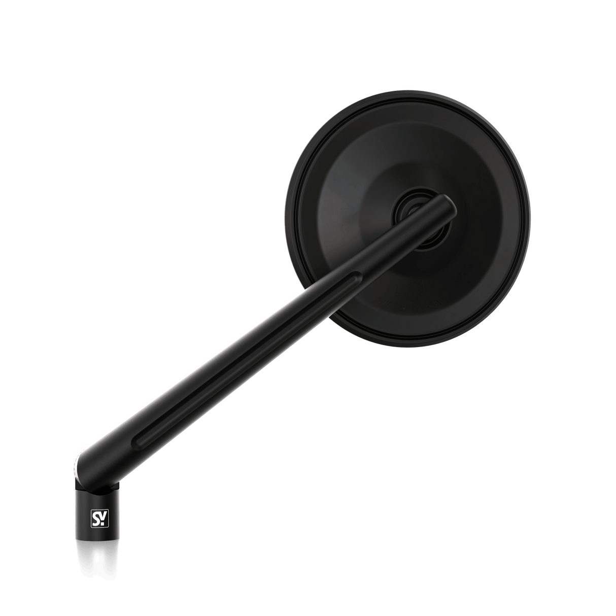 Lenkerspiegel Highsider Smart Circula-S, Schwarz, Alu & ABS, E-geprüft, M10