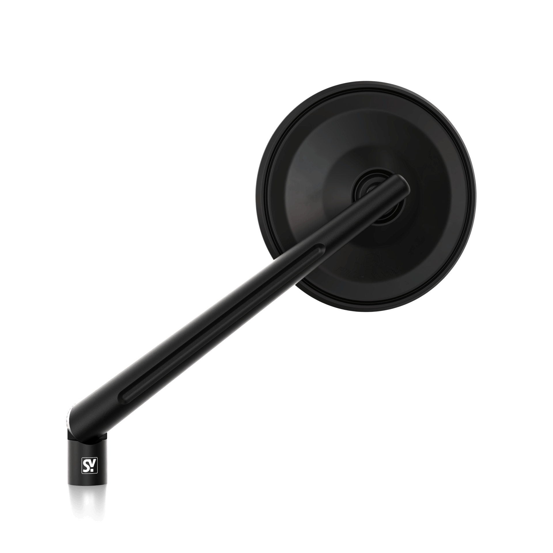 Lenkerspiegel SHIN YO CIRCULA-S, schwarz, E-​geprüft, M10 Gewinde