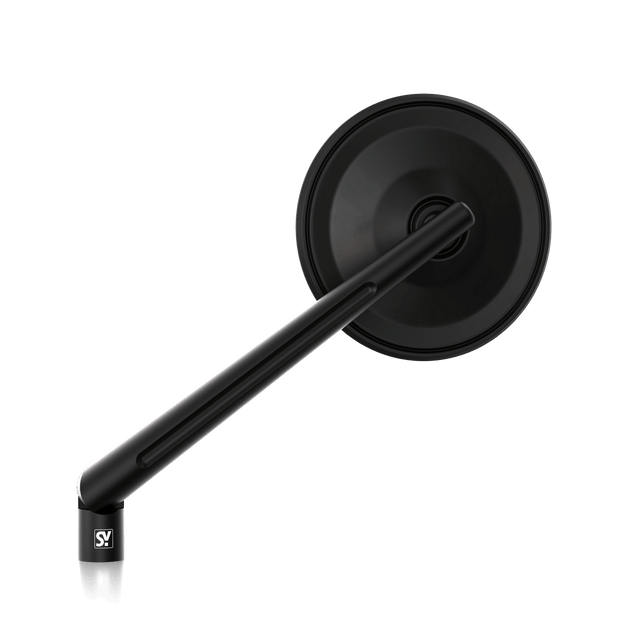 Lenkerspiegel Highsider Smart Circula-S, Schwarz, Alu & ABS, E-geprüft, M10
