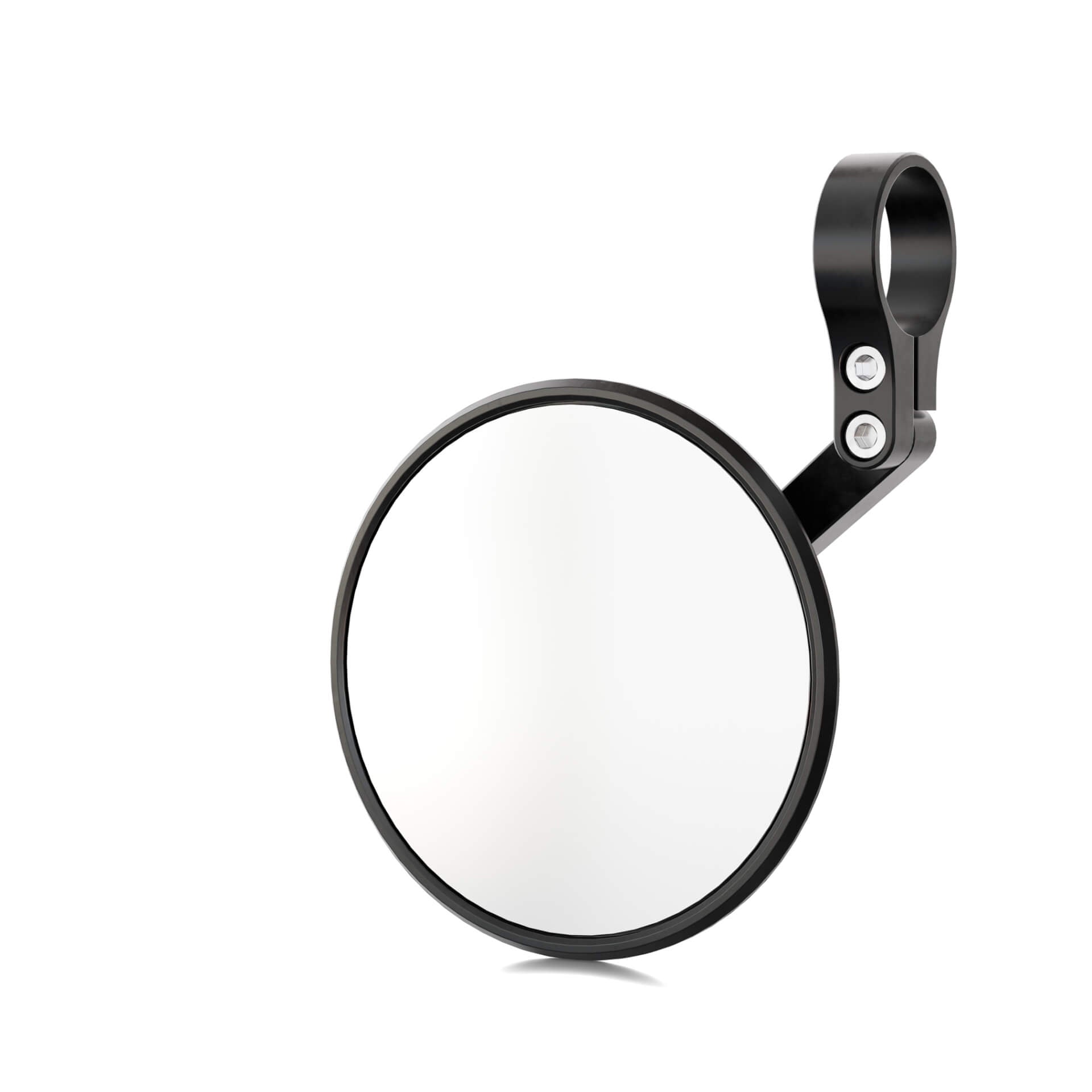 Lenkerendenspiegel HIGHSIDER SMART CIRCULA-S kurz, schwarz, Aufnahme Ø 30 x B 12 mm