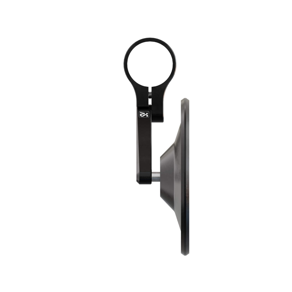 Lenkerendenspiegel HIGHSIDER SMART CIRCULA-S kurz, schwarz, Aufnahme Ø 30 x B 12 mm
