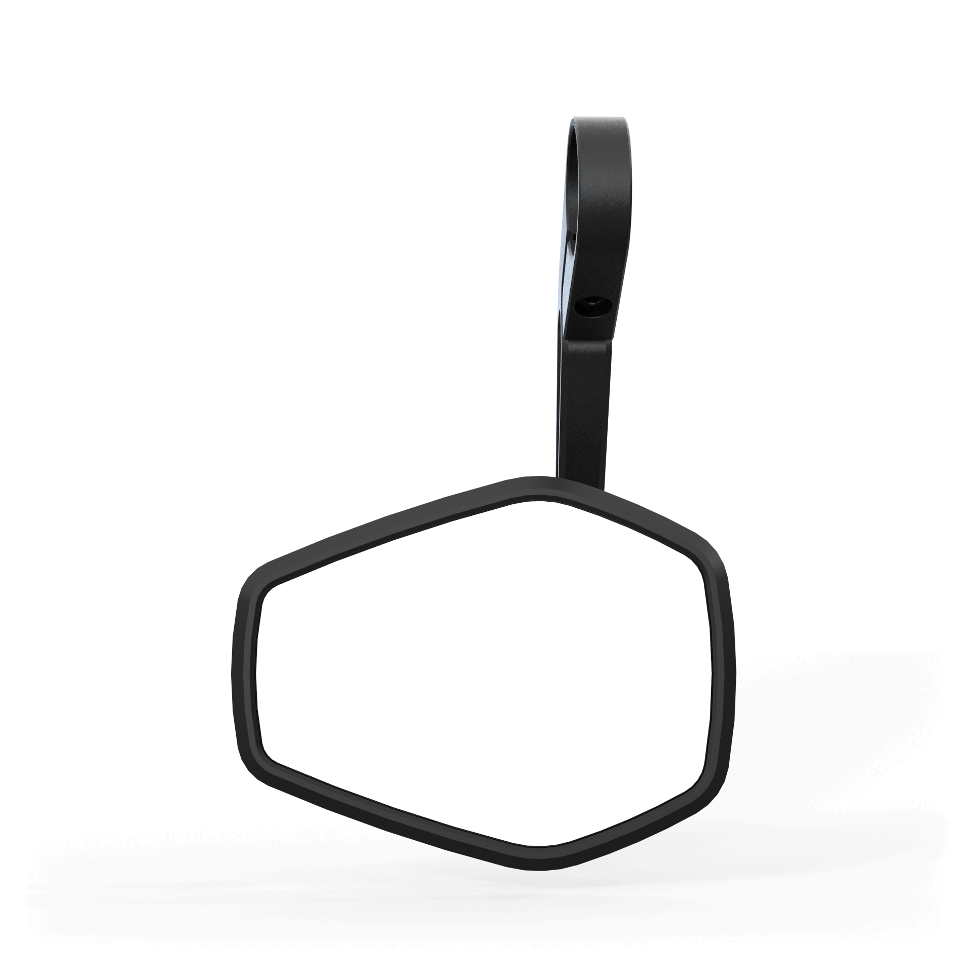 Lenkerendenspiegel HIGHSIDER ESAGANO-RS lang, schwarz, Aufnahme Ø 30 x B 12 mm