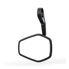 Lenkerendenspiegel HIGHSIDER ESAGANO-RS lang, silber, Aufnahme Ø 30 x B 12 mm
