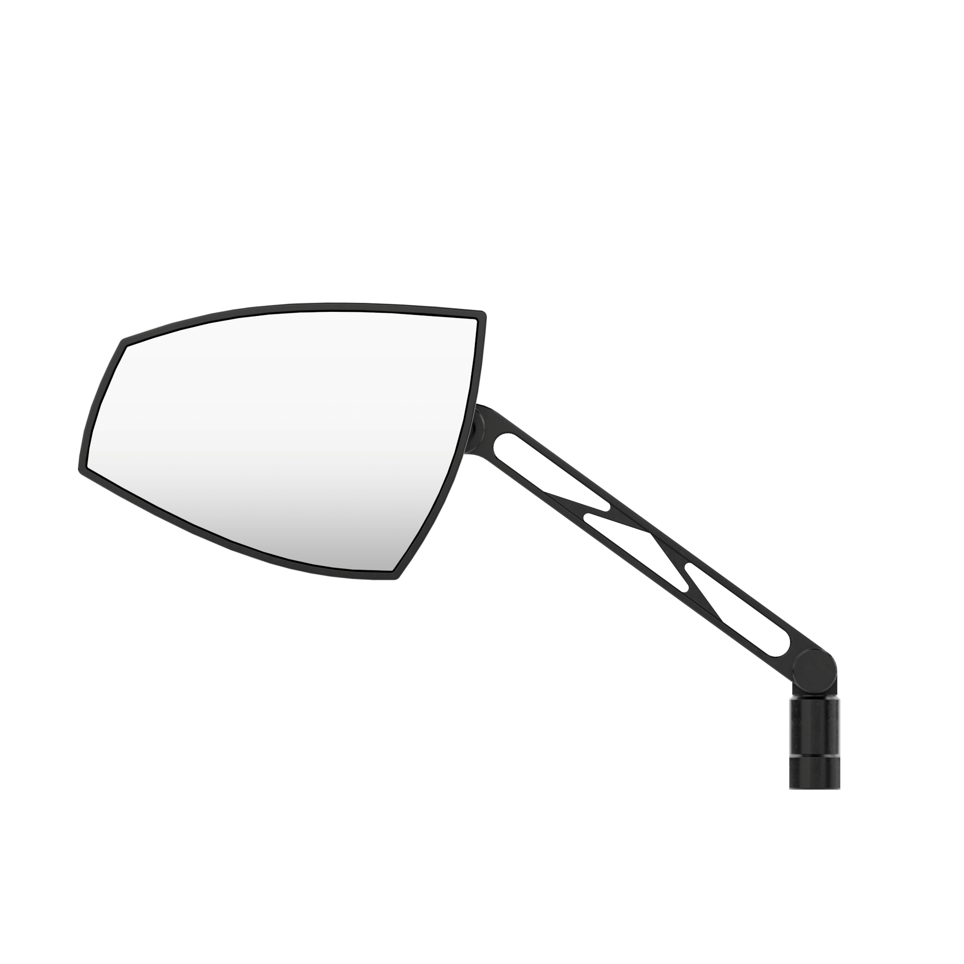 Lenkerspiegel Paar HIGHSIDER WAVE, schwarz, E-geprüft, M10 Gewinde