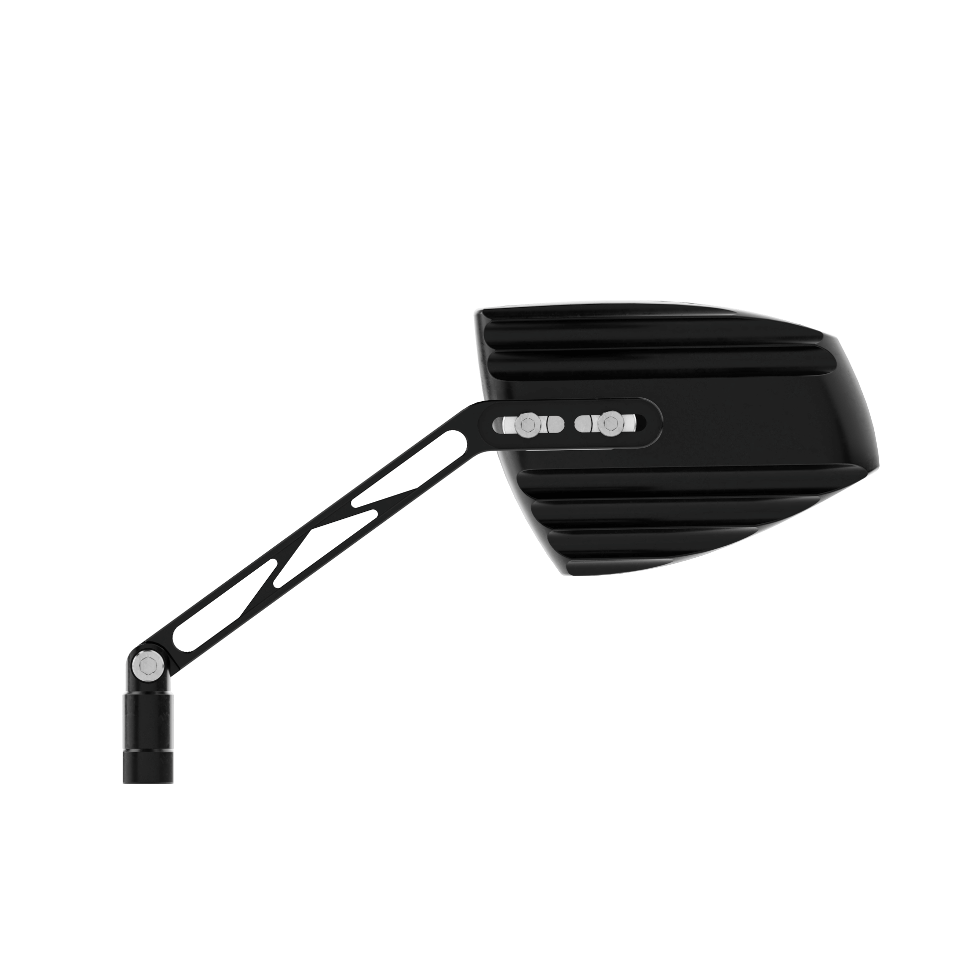 Lenkerspiegel Paar HIGHSIDER WAVE, silber, E-​geprüft, M10 Gewinde
