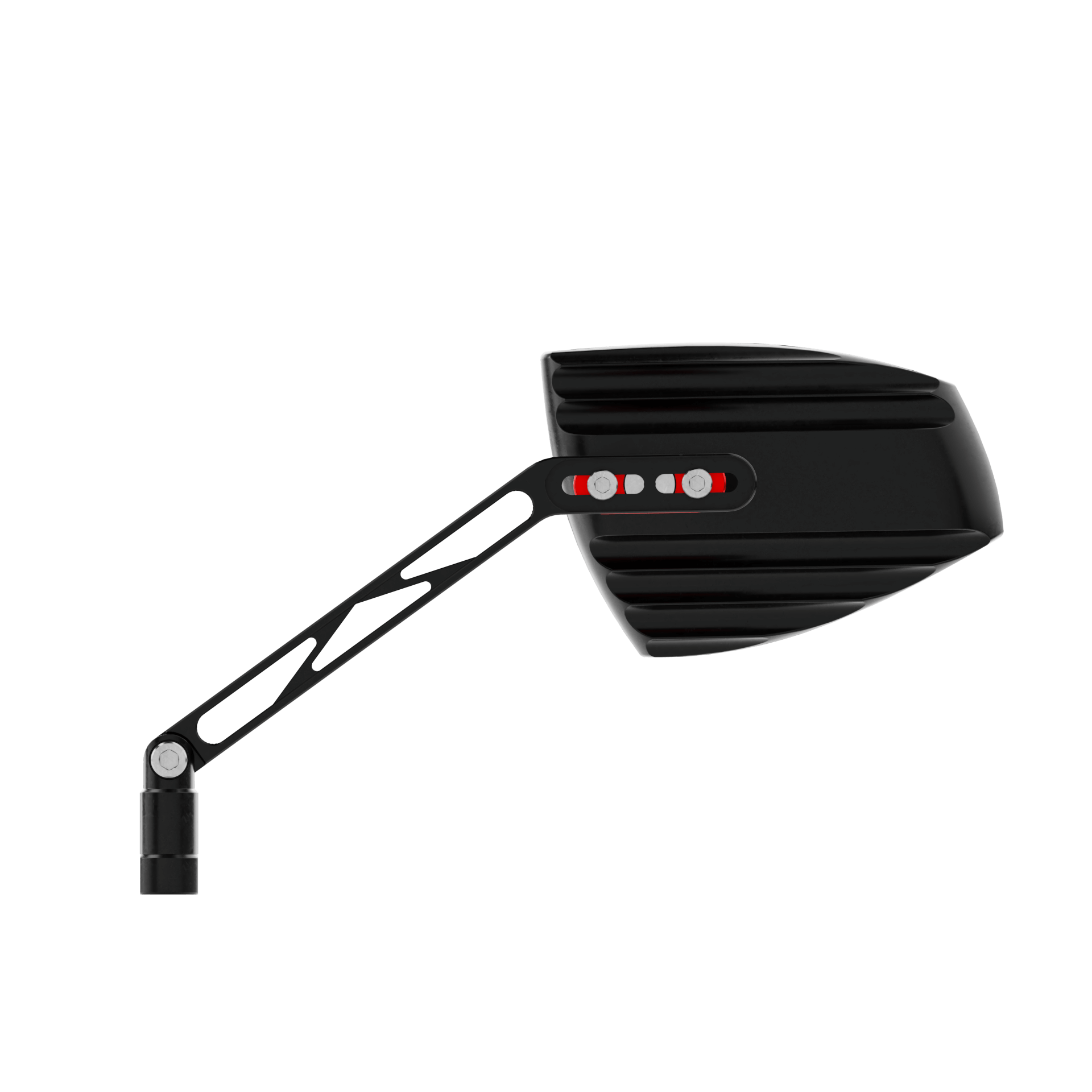 Lenkerspiegel Paar HIGHSIDER WAVE, rot, E-​geprüft, M10 Gewinde