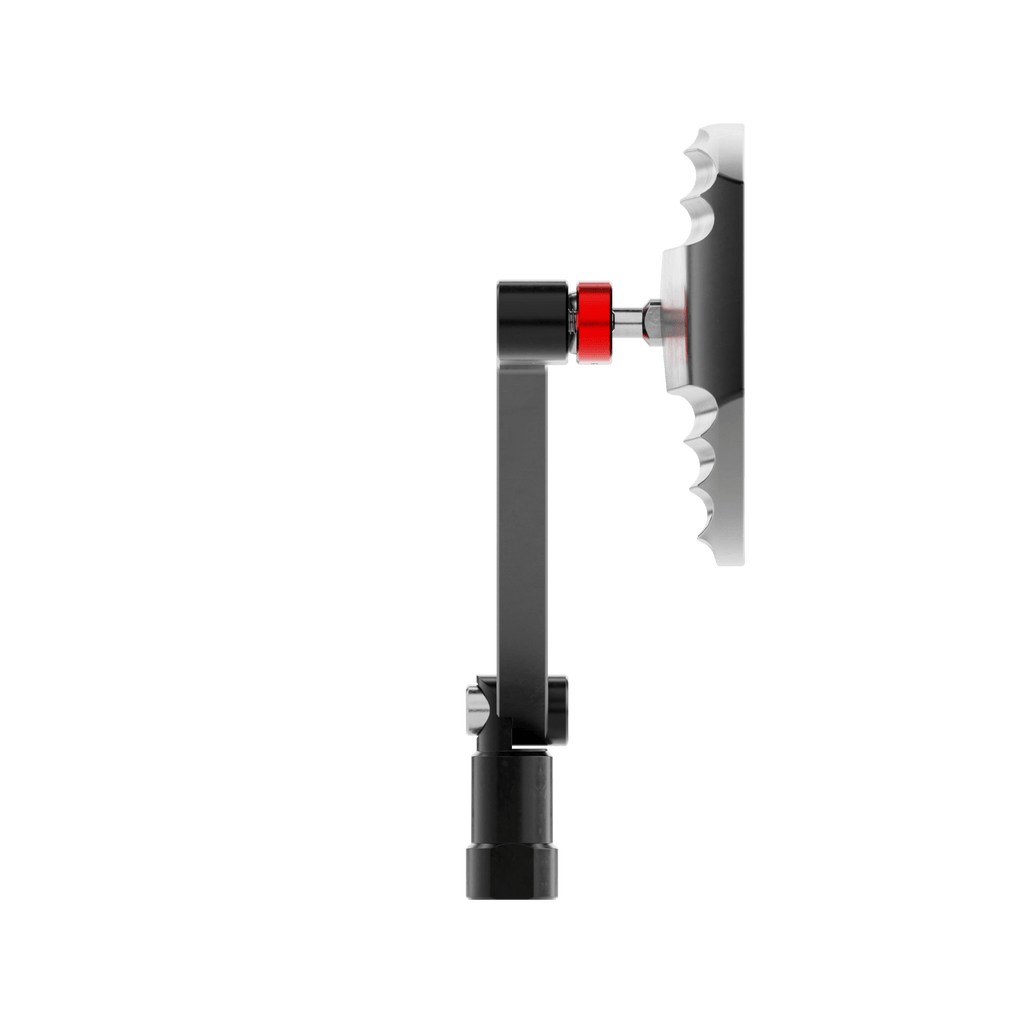 Lenkerspiegel Paar HIGHSIDER WAVE, rot, E-​geprüft, M10 Gewinde