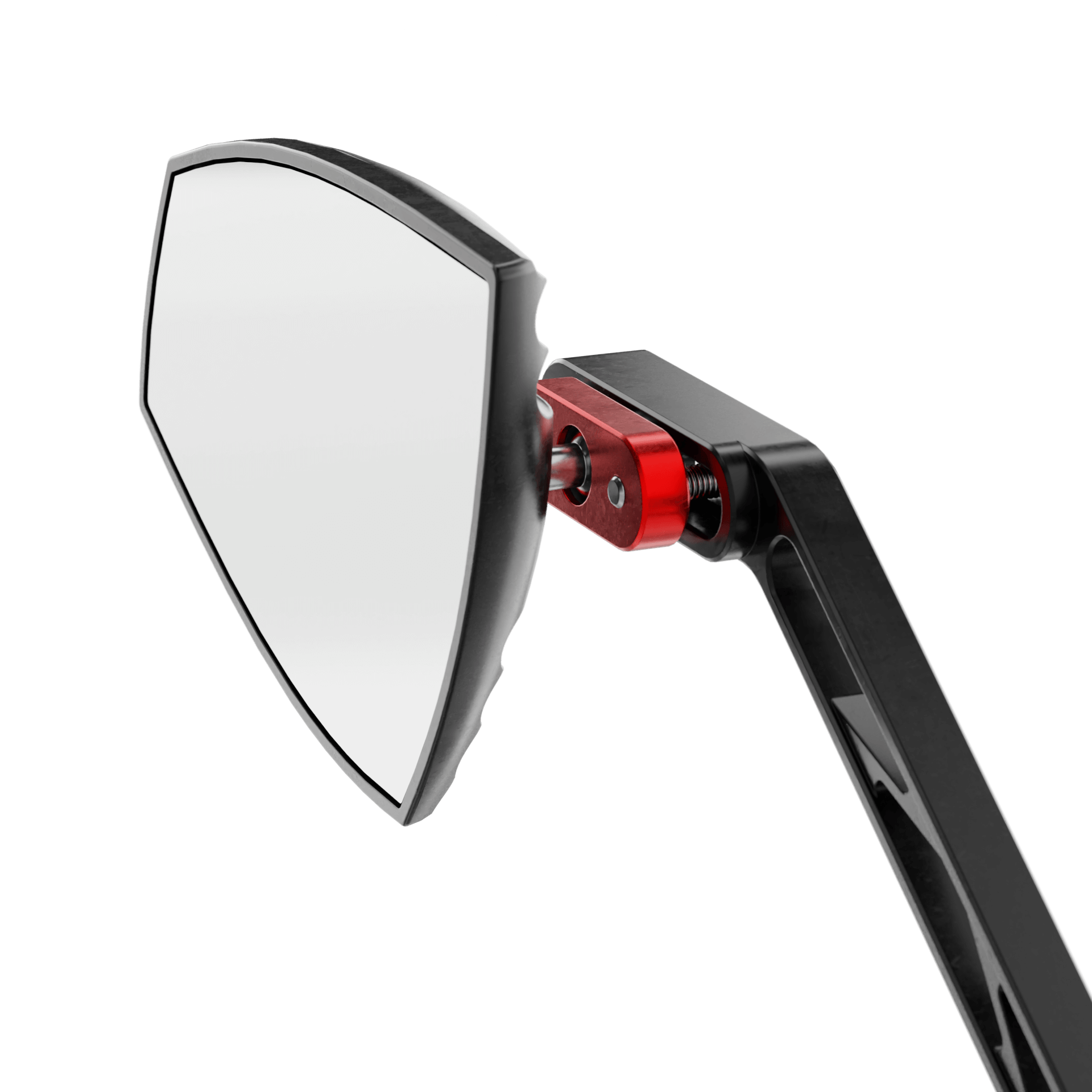 Lenkerspiegel Paar HIGHSIDER WAVE, rot, E-​geprüft, M10 Gewinde