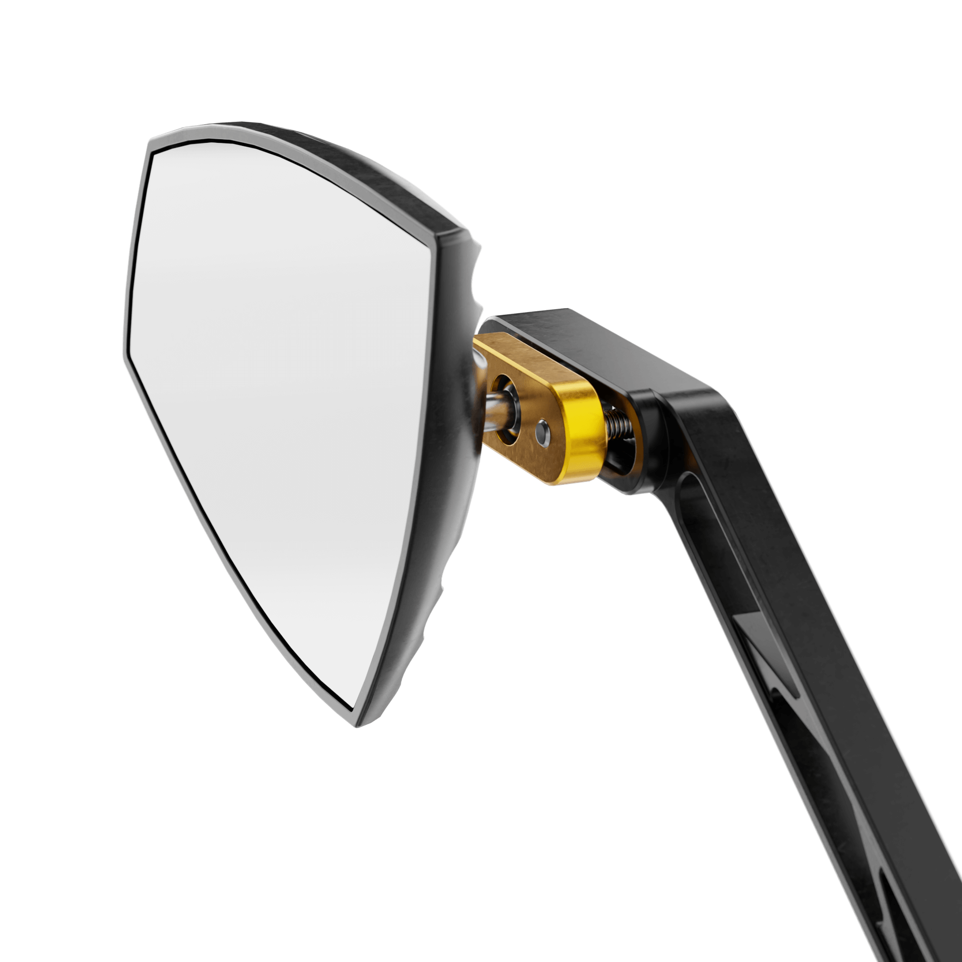Lenkerspiegel Paar HIGHSIDER WAVE, gold, E-geprüft, M10 Gewinde