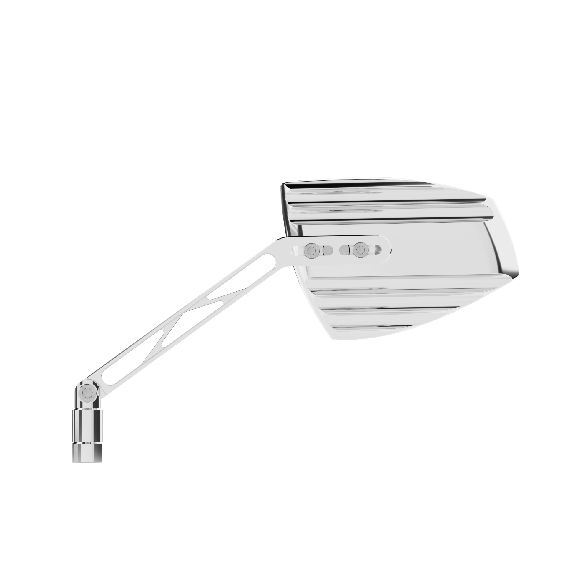 Lenkerspiegel Paar HIGHSIDER WAVE, chrom, E-​geprüft, M10 Gewinde