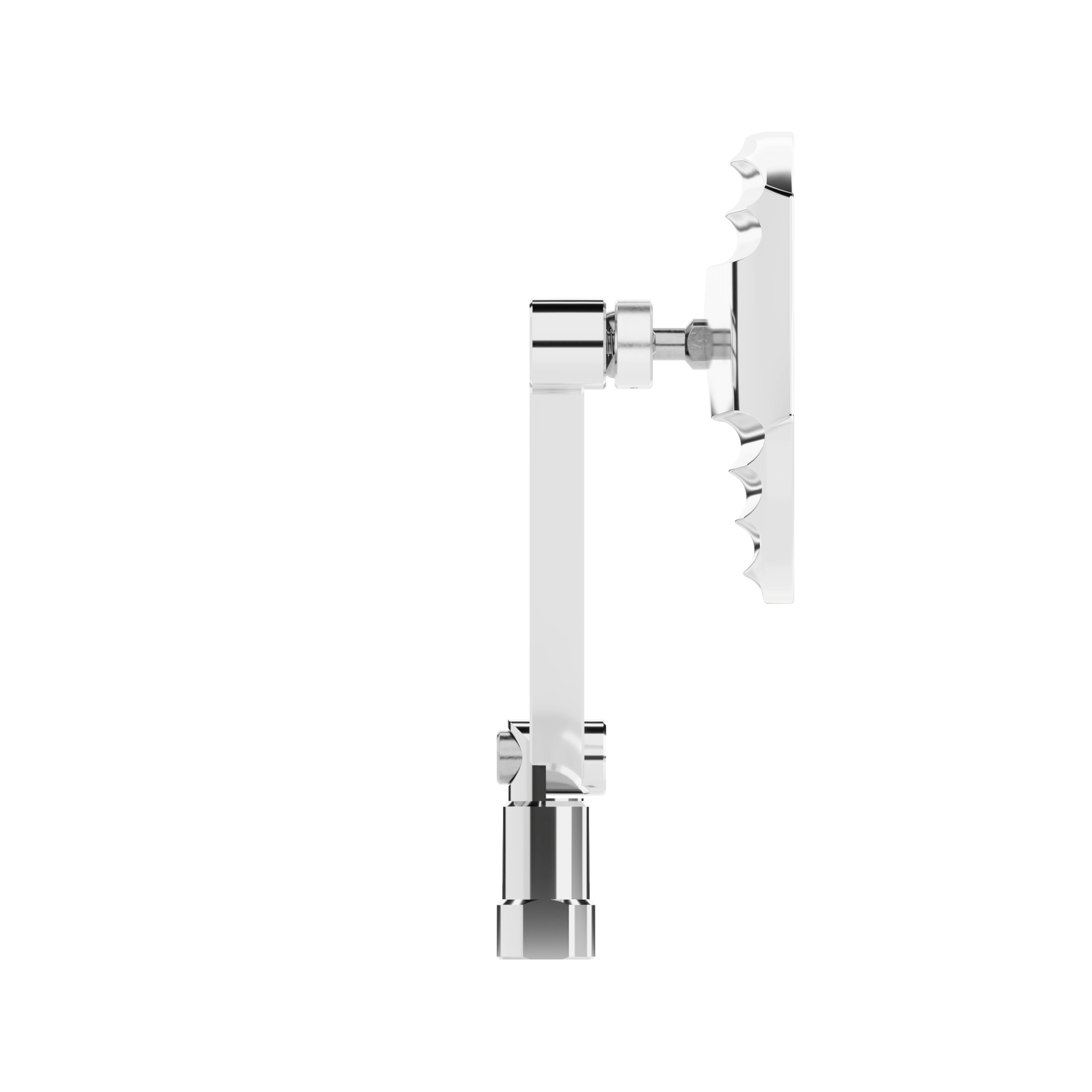 Lenkerspiegel Paar HIGHSIDER WAVE, chrom, E-geprüft, M10 Gewinde
