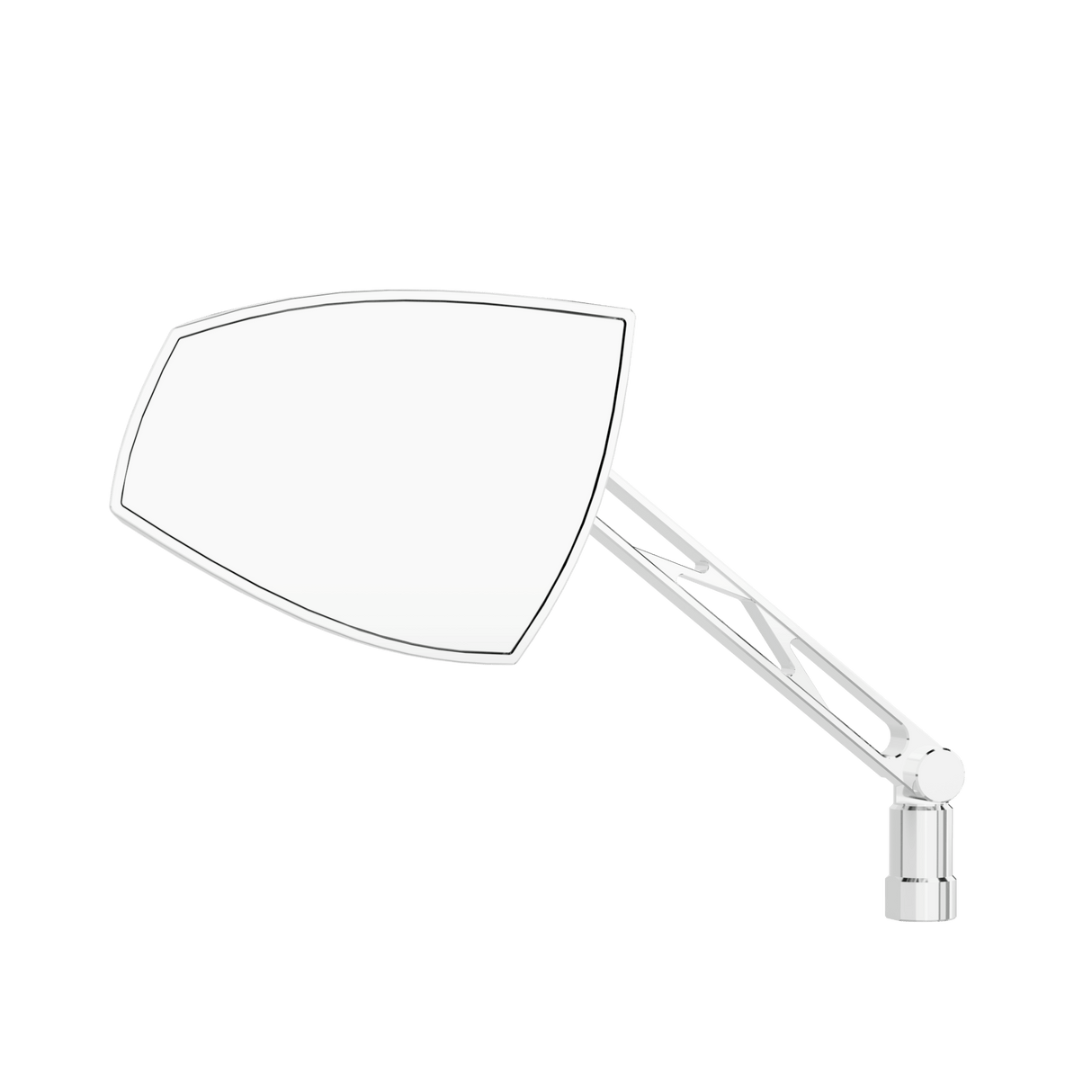 Lenkerspiegel Paar Highsider Pro Wave, Aluminium, E-geprüft, M10 Gewinde