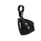Lenkerendenspiegel Paar HIGHSIDER WAVE, schwarz, Aufnahme Ø 30 x B 12 mm