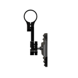 Lenkerendenspiegel Paar HIGHSIDER WAVE, schwarz, Aufnahme Ø 30 x B 12 mm