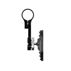Lenkerendenspiegel Paar HIGHSIDER WAVE, silber, Aufnahme Ø 30 x B 12 mm