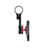 Lenkerendenspiegel Paar HIGHSIDER WAVE, rot, Aufnahme Ø 30 x B 12 mm