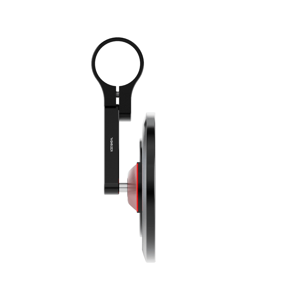 Lenkerendenspiegel HIGHSIDER ENTERPRISE-EP1, rot, Aufnahme Ø 30 x B 12 mm