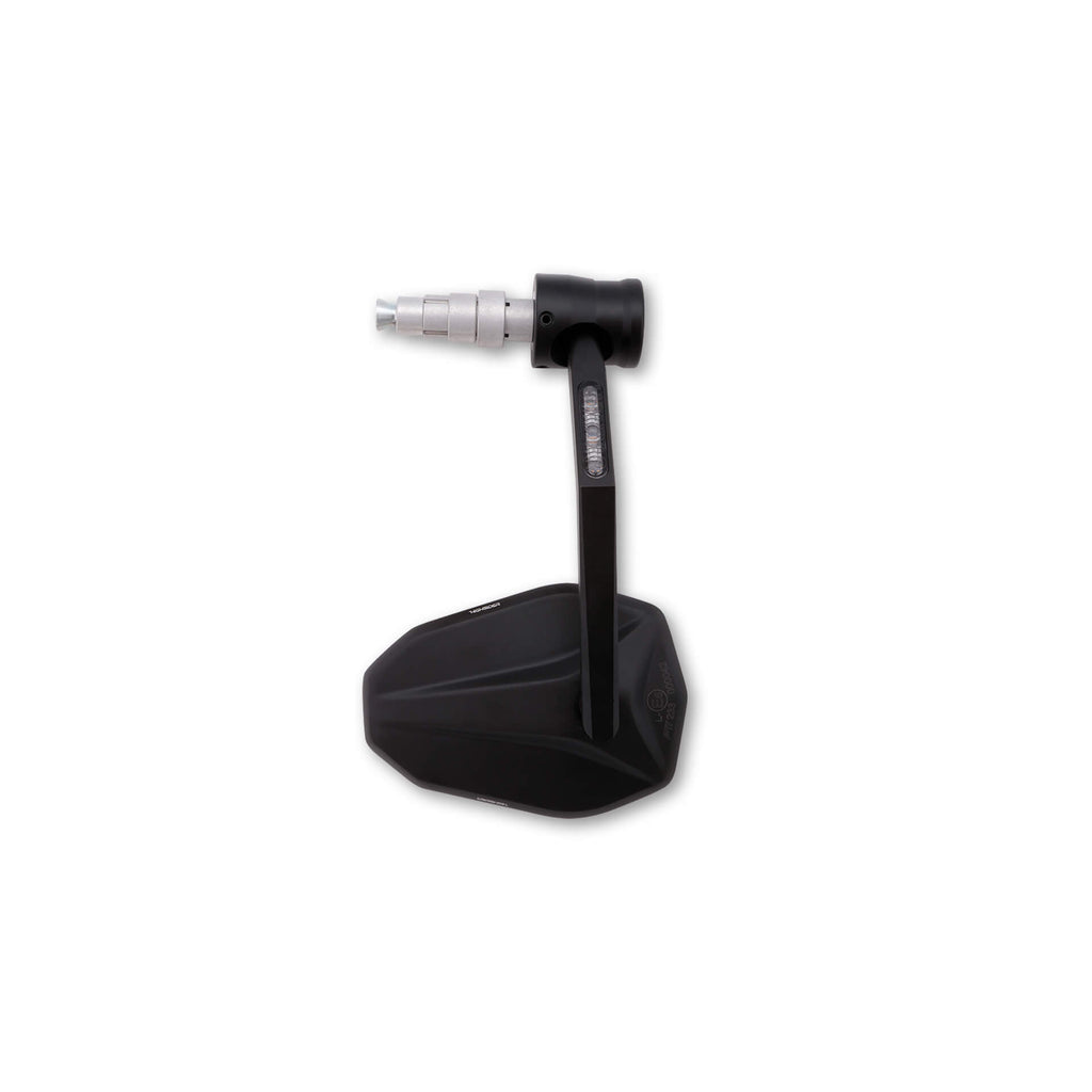 Lenkerendenspiegel HIGHSIDER VICTORY RIM mit LED Blinker & Positionslicht, Klemmbereich 12-22 mm