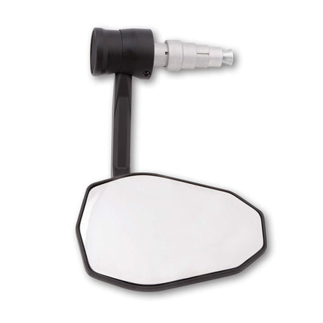 Lenkerendenspiegel HIGHSIDER VICTORY RIM mit LED Blinker & Positionslicht, Klemmbereich 12-22 mm