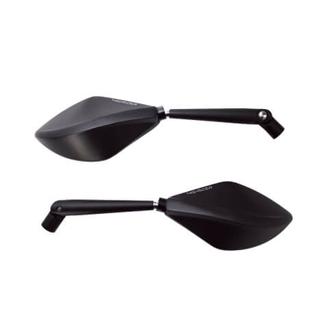 Lenkerspiegel Paar HIGHSIDER TOREZZO, schwarz, E-geprüft, M10 Gewinde