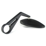 Lenkerendenspiegel FERRARA 2, schwarz, Aufnahme Ø 30 x B 12 mm