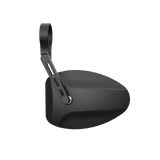 Lenkerendenspiegel HIGHSIDER FERRARA 2 kurz, schwarz, Aufnahme Ø 30 x B 12 mm