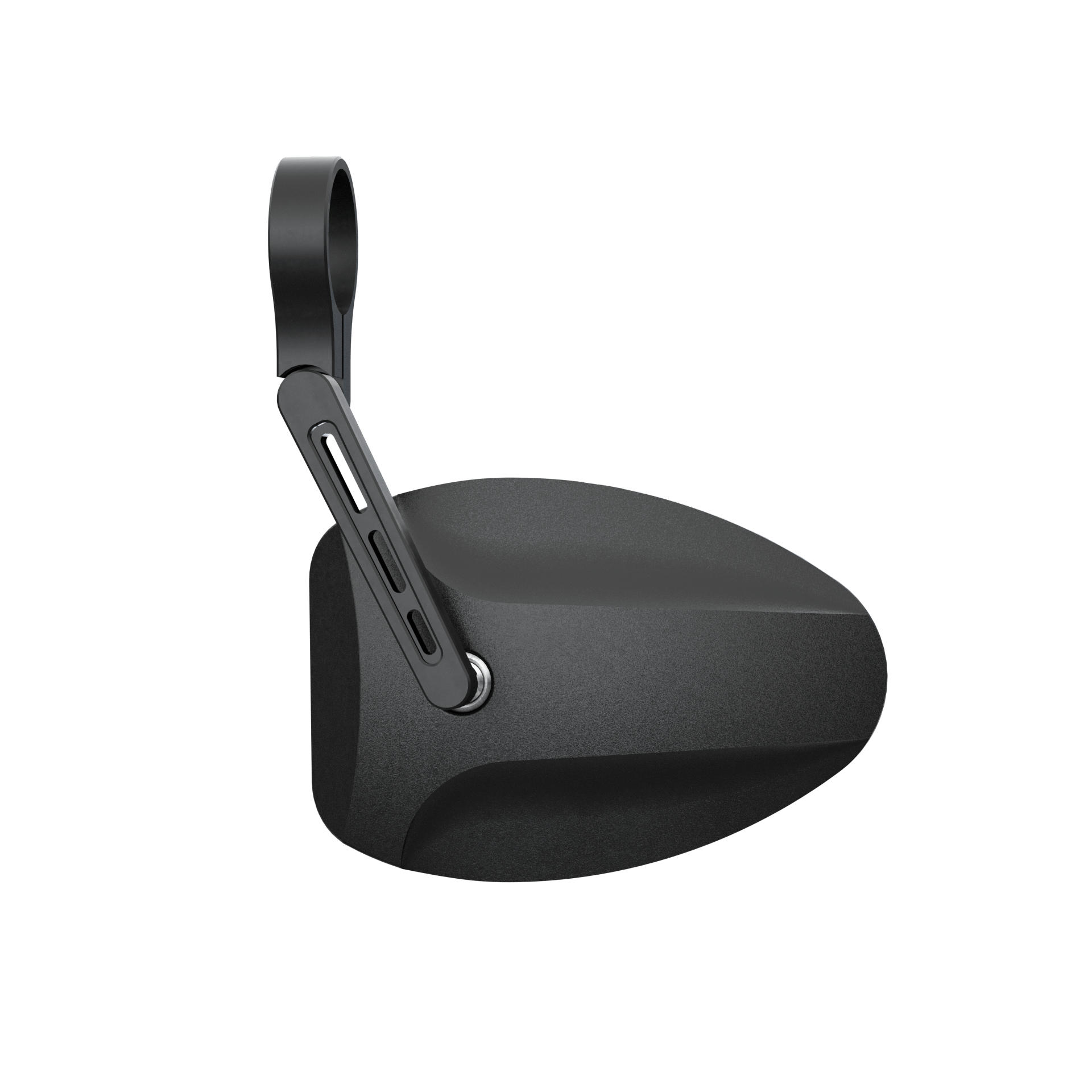 Lenkerendenspiegel HIGHSIDER FERRARA 2 kurz, schwarz, Aufnahme Ø 30 x B 12 mm