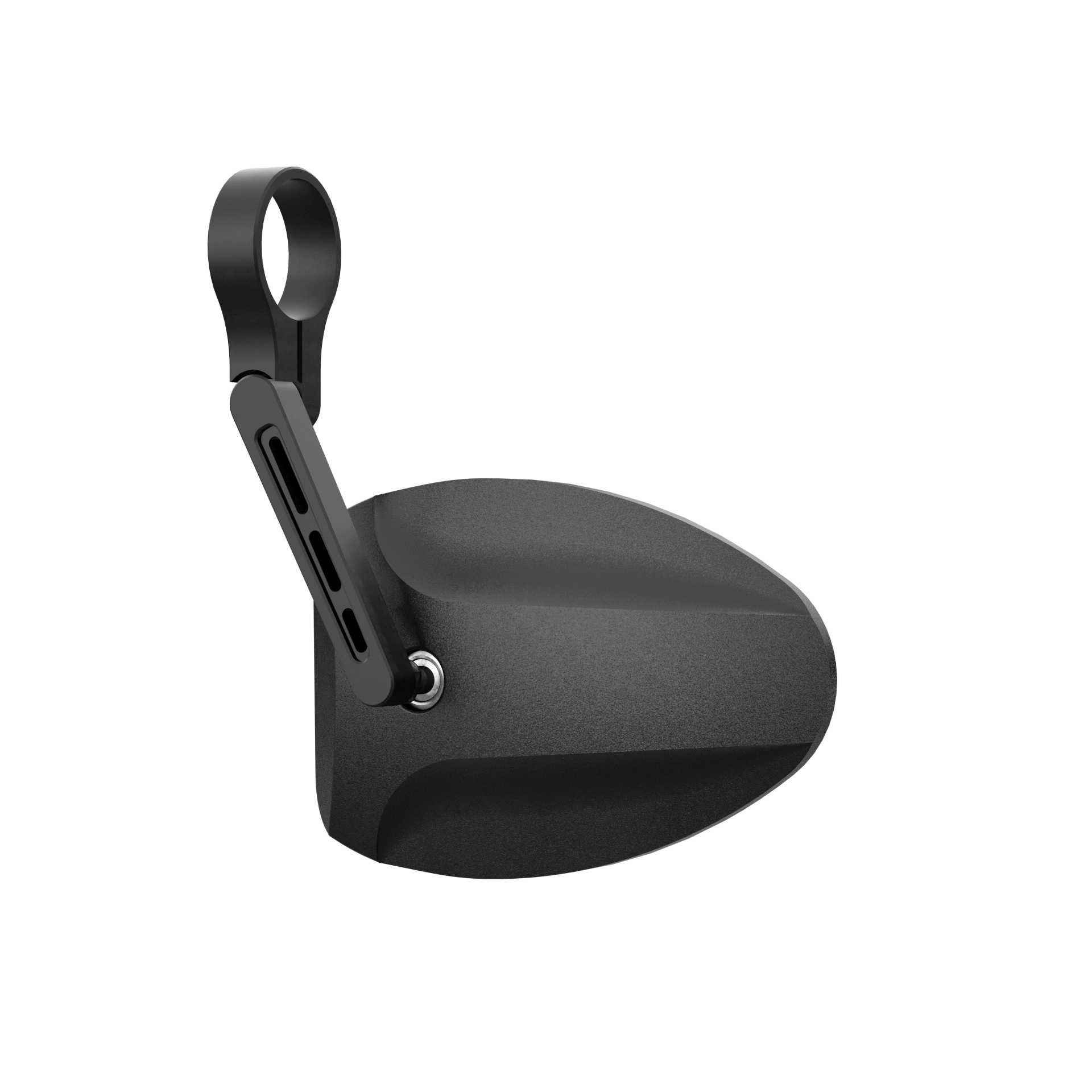 Lenkerendenspiegel HIGHSIDER FERRARA 2 kurz, schwarz, Aufnahme Ø 30 x B 12 mm