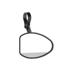 Lenkerendenspiegel HIGHSIDER FERRARA 2 kurz, schwarz, Aufnahme Ø 30 x B 12 mm