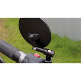 Anbaukit für Lenkerspiegel Highsider Smart, M10 x 1,25 mm Rechtsgewinde, Schwarz