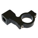 Spiegelschelle Highsider Smart schwarz, für 7/8 Zoll Lenker, Rechtsgewinde