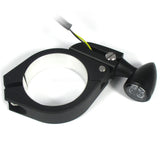 Blinkerhalter Set HIGHSIDER, Alu, Schwarz für M8 Blinker