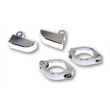Blinkerhalter Set HIGHSIDER, Alu, Chrom für M8 Blinker