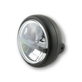 LED-Scheinwerfer 5 3/4 Zoll Highsider Pro Pecos Typ 5, Mattschwarz, Seitlich