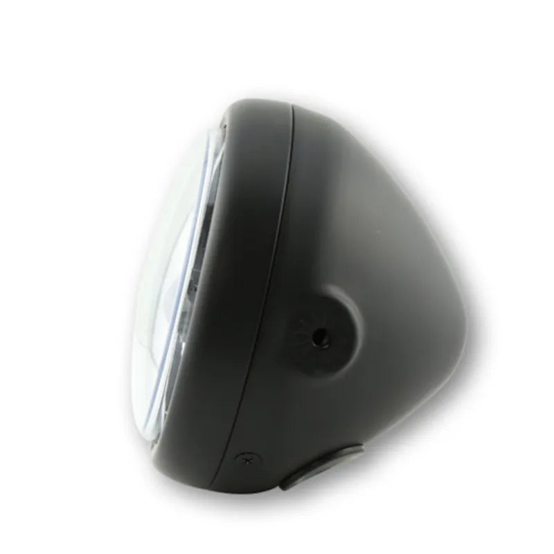 LED-Scheinwerfer 5 3/4 Zoll Highsider Pro Pecos Typ 5, Mattschwarz, Seitlich