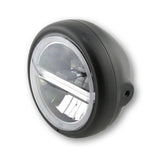 LED-Scheinwerfer 5 3/4 Zoll Highsider Pro Pecos Typ 6, Mattschwarz, Seitlich