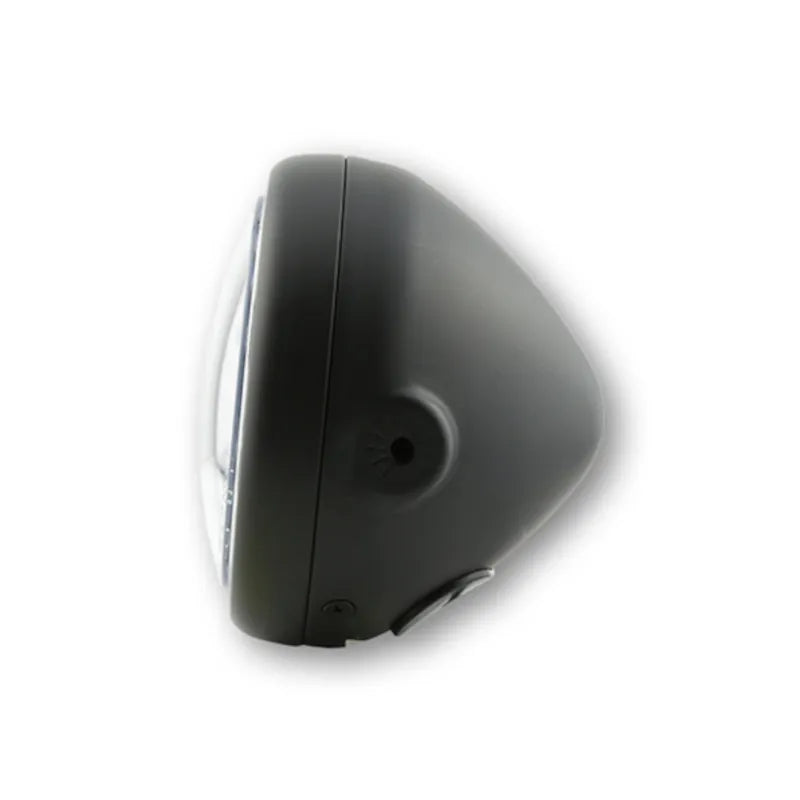 LED-Scheinwerfer 5 3/4 Zoll Highsider Pro Pecos Typ 7, Mattschwarz, Seitlich