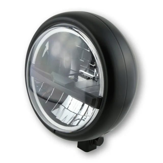 LED-Scheinwerfer 5 3/4 Zoll Highsider Pro Pecos Typ 5, Mattschwarz, Unten