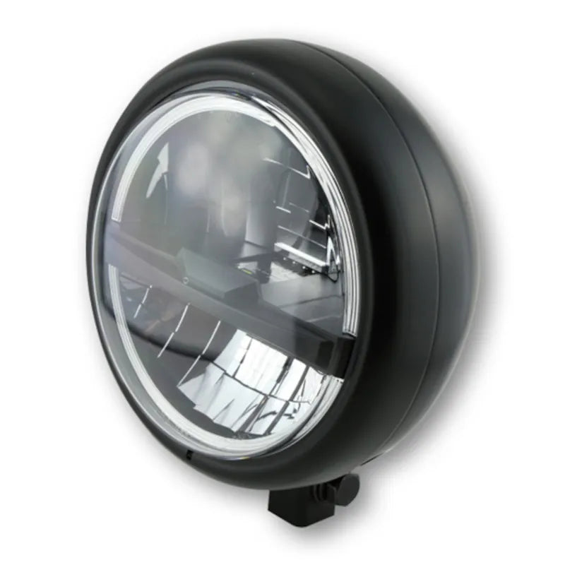 LED-Scheinwerfer 5 3/4 Zoll Highsider Pro Pecos Typ 5, Mattschwarz, Unten