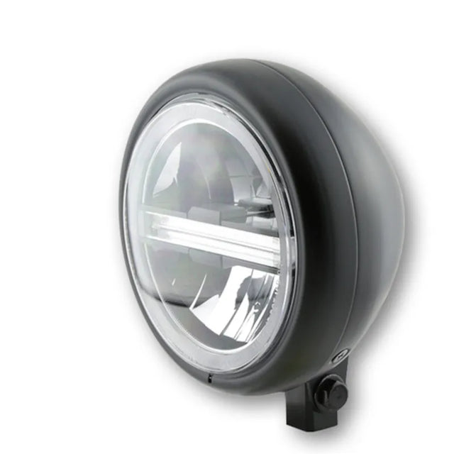 LED-Scheinwerfer 5 3/4 Zoll Highsider Pro Pecos Typ 6, Mattschwarz, Unten