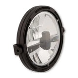 LED-Scheinwerfer 7 Zoll Highsider Pro Frame-R1 Typ 3, Mattschwarz, Seitlich