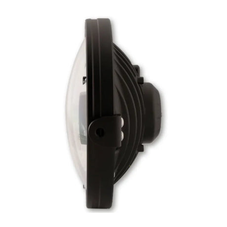 LED-Scheinwerfer 7 Zoll Highsider Pro Frame-R1 Typ 3, Mattschwarz, Seitlich
