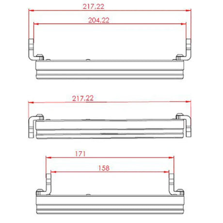 LED-Scheinwerfer 7 Zoll Highsider Pro Frame-R1 Typ 3, Mattschwarz, Seitlich