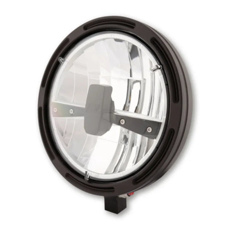 LED-Scheinwerfer 7 Zoll Highsider Pro Frame-R1 Typ 3, Mattschwarz, Unten