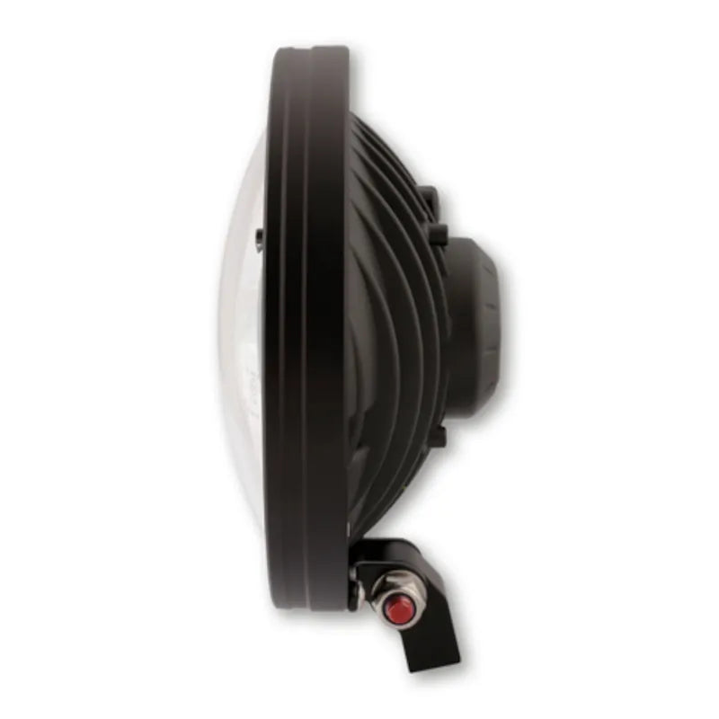 LED-Scheinwerfer 7 Zoll Highsider Pro Frame-R1 Typ 3, Mattschwarz, Unten