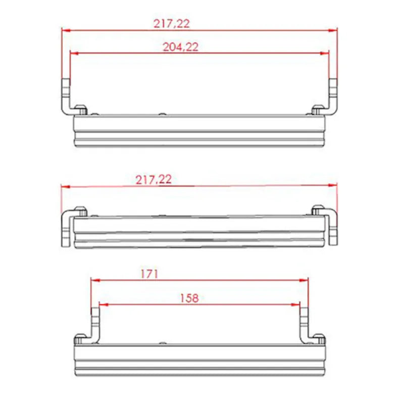 LED-Scheinwerfer 7 Zoll Highsider Pro Frame-R1 Typ 4, Mattschwarz, Seitlich