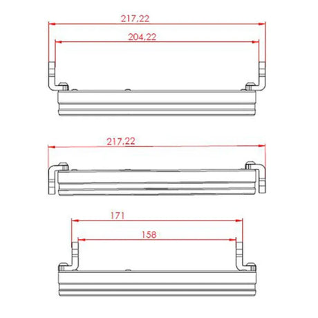 LED-Scheinwerfer 7 Zoll Highsider Pro Frame-R1 Typ 4, Mattschwarz, Seitlich